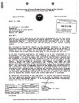 Letter from Dr. John P. Howe to Chancellor William H. Cunningham: 1995-03-17