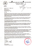 Letter from John Sharp to Mayor William Card: 1995-07-19