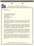 Letter from Mayor William Card to Dr. Mario Ramirez: 1995-11-28