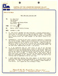 Memo from Mayor William Card: 1995-12-08 by H. William Card Jr.