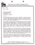 Letter From Mayor William Card to James N. Elkins: 1996-03-05