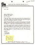 Letter from Mayor William Card to Dr. Glenn Thomason: 1996-06-04