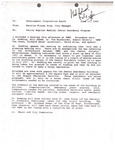 Letter to Development Corporation Board from Natalie Flores Prim: 1996-06-11