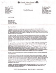 Letter from Dr. James Burkholder to Mayor William Card: 1996-06-25