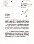 Letter from Dr. Mario Ramirez to Mayor William Card: 1996-07-10 by Mario E. Ramirez