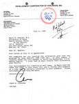 Letter from Craig Vittitoe to Dr. Mario Ramirez: 1996-07-11 by Craig H. Vittitoe