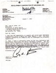 Letter from Craig Vittitoe to Dr. John Howe: 1996-08-07 by Craig H. Vittitoe