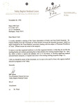 Letter from Bill Adams to Mayor William Card: 1996-11-20 by Bill Adams