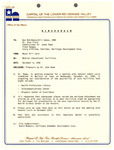 Memo from Mayor William Card to Ben McKibbens and Bill Adams: 1966-12-04