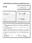 Fax from Mayor William Card to Senator Eddie Lucio and Dr. John Howe: 1997-01-21