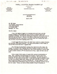 Letter from Anne Camper to Bill Adams: 1997-07-25