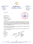 Letter from Senator Eddie Lucio to Mayor William Card: 1997-08-21 by Eddie Lucio Jr.