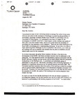 Letter from David Altman to Shirley Clowers: 1997-08-27