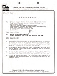 Memo from Mayor William Card: 1997-08-27 by H. William Card Jr.