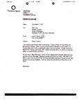 Memo from David Altman: 1997-11-07 by David F. Altman