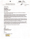 Letter from Bill Adams to Dr. David Altman: 1998-01-28 by Bill Adams