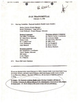 Fax from Mayor William Card to Steering Committee: 1998-02-13 by H. William Card Jr.