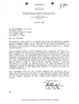 Letter from Colonel William Card to Ben McKibbens: 1998-06-25