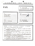 Fax from Michele P. Buckley to Colonel William Card: 1998-06-25 by Michele P. Buckley