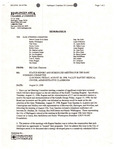 Memo from Colonel Card to Regional Academic Health Center Steering Committee: 1998-08-24