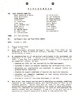 Memo from William Card to Steering Committee: 1998-10-02