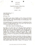 Letter from Colonel William Card to Senator Eddie Lucio: 1998-11-17