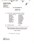 Memo from Colonel William Card to Steering Committee: 1998-12-03 by H. William Card Jr.