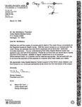 Letter from Shirley Clowers to Ben McKibbens: 1998-03-12 by Shirley Clowers