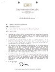 Memo from Colonel William Card to Members of the Steering Committee: 1998-07-01