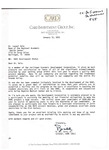 Letter from Colonel William Card to Dr. Leonel Vela: 2001-01-31 by H. William Card Jr.