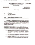 Memo from R.K. Whittington to Bill Adams: 2001-05-23 by R. K. Whittington