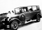 [Edinburg] Photograph of Men with Hearse