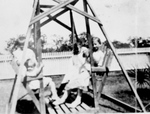 [Edinburg] Photograph of Children on Swing