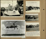 Page 85, Charro Days float, aeroplane, auto-gario radio, and patrols after inspection by John R. Peavey