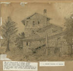 Page 74, Sketch of a house in Rancho Solo, Starr County by John R. Peavey