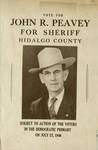 Page 64, Campaign ad for sheriff of Hidalgo County by John R. Peavey