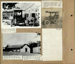 Page 09, Interurban rail car in Matamoros, Land prospectors on car, U.S. Customs station in Hidalgo by John R. Peavey
