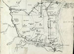 Page 05, Sketch of the South Texas region including ranches, cities, old Spanish trails, and railroads by John R. Peavey