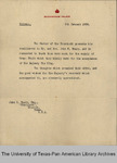 Correspondence from Buckingham Palace to Lady Edward Spencer Churchill and Mr. John H. Shary. by Buckingham Palace (London, England) and John H. Shary