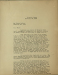 Correspondence between John H. Shary and Frank Walker regarding taxes