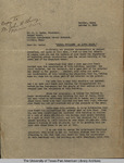 Correspondence from D. W. Glasscock to R. L. Lewis regarding construction of school building in Sharyland by D. W. Glasscock