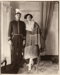 Photograph of John Shary in uniform with Mary - circa 1912 by John H. Shary and Mary (O'Brien) Shary