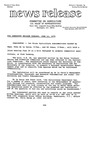 Agriculture News Release - 1979-06-12 by United States. Congress. House. Committee on Agriculture and E. De la Garza