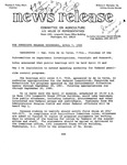 Agriculture News Release - 1980-04-09 by United States. Congress. House. Committee on Agriculture and E. De la Garza