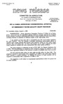 Agriculture News Release - 1989-08-04