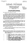 Agriculture News Release - 1993-04-08 by United States. Congress. House. Committee on Agriculture and E. De la Garza