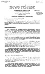 Agriculture News Release - 1993-02-22