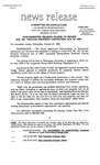 Agriculture News Release - 1993-10-27 by United States. Congress. House. Committee on Agriculture and E. De la Garza