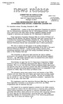 Agriculture News Release - 1993-12-09 by United States. Congress. House. Committee on Agriculture and E. De la Garza