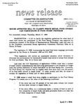 Agriculture News Release - 1994-03-17 by United States. Congress. House. Committee on Agriculture and E. De la Garza
